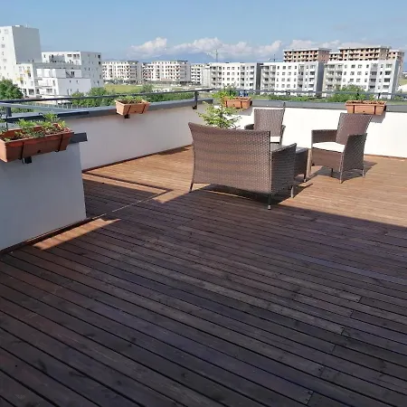 Ama Cu Terasa 50 Mp & Parcare Gratuita Lägenhet