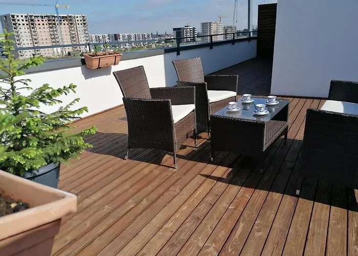 Ama Cu Terasa 50 Mp & Parcare Gratuita Апартаменти Брашов