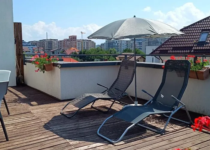 Ama Cu Terasa 50 Mp & Parcare Gratuita Appartement Braşov